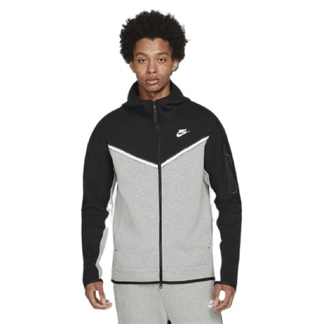 nike casual kleding dames tech fleece bomber grijs zwart|Zwart Tech Fleece Kleding .